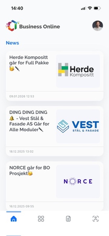 Home — news feed